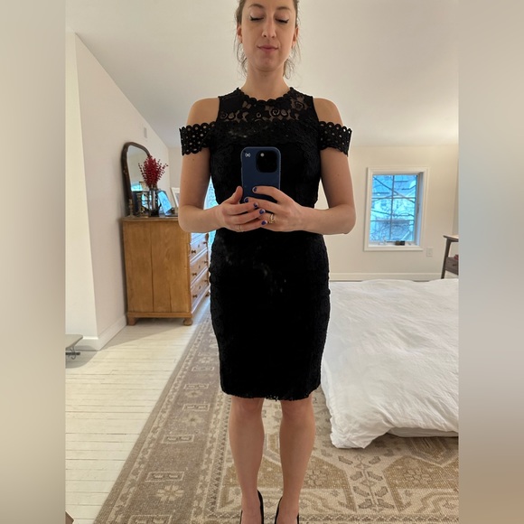 Mademoiselle Philip Marc Lace Cocktail Dress 0022 - Picture 6 of 6